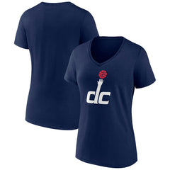 Washington Wizards Women's Alternate Logo V-Neck T-Shirt - Navy on sale