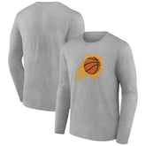 Phoenix Suns Alternate Logo Long Sleeve T-Shirt - Gray for sale