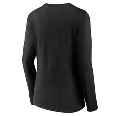 Houston Rockets Women's Alternate Logo V-Neck Long Sleeve T-Shirt - Black on sale