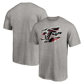 Atlanta Falcons True Color T-Shirt - Heather Gray discount