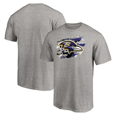Baltimore Ravens True Color T-Shirt - Heather Gray cheap