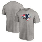 New England Patriots True Color T-Shirt - Heather Gray outlet