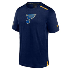 St. Louis Blues Fanatics Authentic Pro Performance T-Shirt Navy