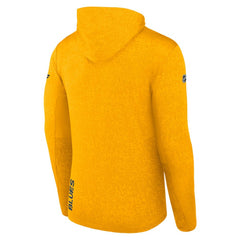St. Louis Blues Fanatics Authentic Pro Pullover Hoodie Gold