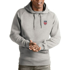 USMNT Antigua Victory Pullover Hoodie - Gray on sale