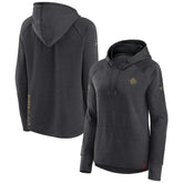 Ottawa Senators Fanatics Women's Authentic Pro Pullover Hoodie Heather Charcoal