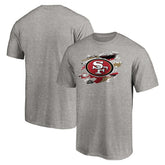 San Francisco 49ers True Color T-Shirt - Heather Gray cheap