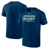 Seattle Kraken Fanatics Authentic Pro Primary T-Shirt Navy