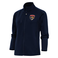 Florida Panthers Antigua Women's Team Logo Generation Full-Zip Jacket Navy