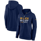 St. Louis Blues Fanatics Women's Authentic Pro Pullover Hoodie Navy