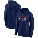 Washington Capitals Fanatics Women's Authentic Pro Pullover Hoodie Navy