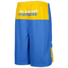 Justin Herbert Los Angeles Chargers Youth Player Name & Number Shorts - Powder Blue outlet
