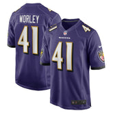 Daryl Worley Baltimore Ravens Game Player Jersey - Purple | Nike on sale