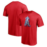 Los Angeles Angels Red White and Team T-Shirt - Red
