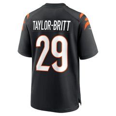 Cam Taylor-Britt Cincinnati Bengals Game Player Jersey - Black | Nike cheap
