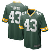 Kiondre Thomas Green Bay Packers Game Player Jersey - Green | Nike sale