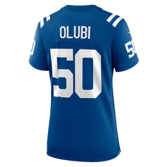 Segun Olubi Indianapolis Colts Women's Game Player Jersey - Royal | Nike outlet