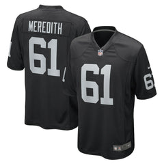 Jordan Meredith Las Vegas Raiders Game Player Jersey - Black | Nike discount