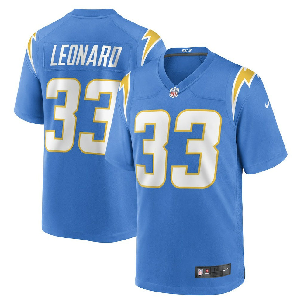 Deane Leonard Los Angeles Chargers Game Player Jersey - Powder Blue | Nike for sale