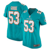 Cameron Goode Miami Dolphins Women's Game Player Jersey - Aqua | Nike online
