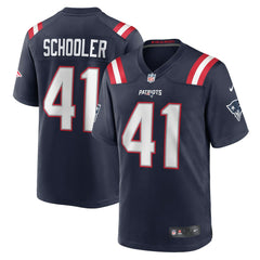 Brenden Schooler New England Patriots Game Player Jersey - Navy | Nike cheap