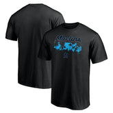 Miami Marlins Palms T-Shirt - Black