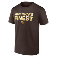 San Diego Padres 619 Beisbol T-Shirt - Brown