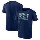 Seattle Mariners Emerald Baseball T-Shirt - Navy