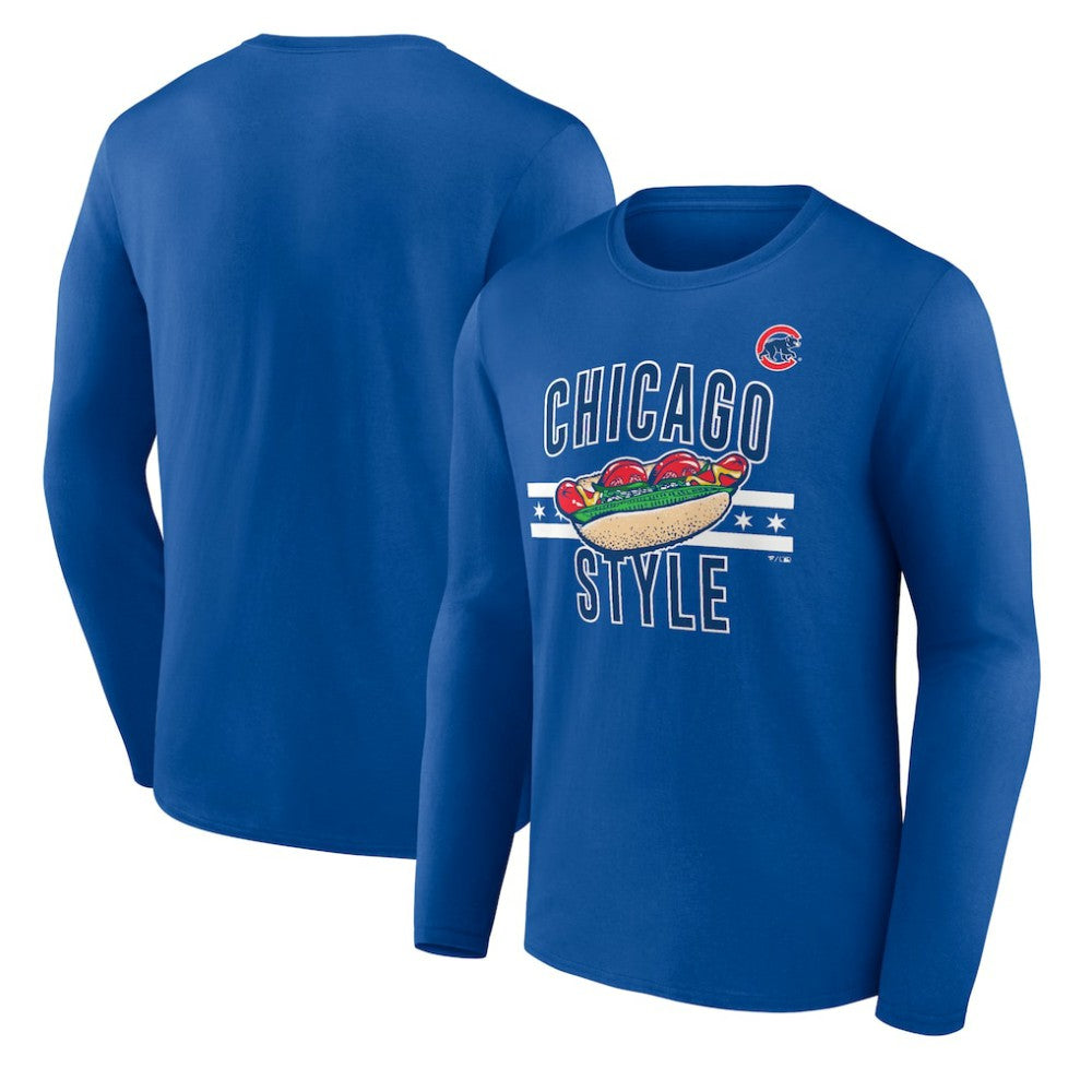 Chicago Cubs Doggie Long Sleeve T-Shirt - Royal