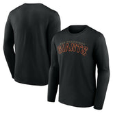 San Francisco Giants Giants Alternate Club Lettering Long Sleeve T-Shirt - Black