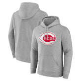 Cincinnati Reds Wahconah Pullover Hoodie - Gray