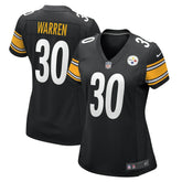Jaylen Warren Pittsburgh Steelers Women's Game Player Jersey - Black | Nike for sale