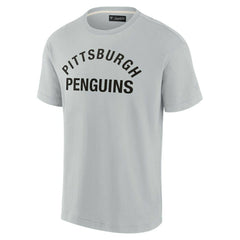 Pittsburgh Penguins Fanatics Unisex Elements Super Soft Short Sleeve T-Shirt Gray