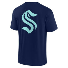 Seattle Kraken Fanatics Unisex Elements Super Soft Short Sleeve T-Shirt Navy