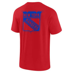 New York Rangers Fanatics Unisex Elements Super Soft Short Sleeve T-Shirt Red
