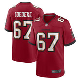 Luke Goedeke Tampa Bay Buccaneers Game Player Jersey - Red | Nike cheap