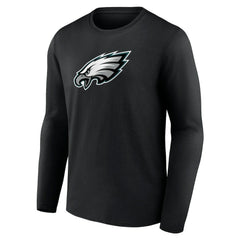 Philadelphia Eagles Primary Team Logo Long Sleeve T-Shirt - Black on sale