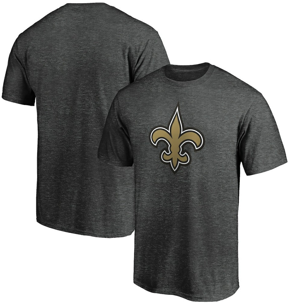 New Orleans Saints Primary Logo T-Shirt - Heather Charcoal outlet