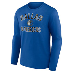 Dallas Mavericks Victory Arch Team Long Sleeve T-Shirt sale - Royal discount