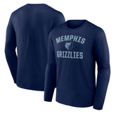 Memphis Grizzlies Victory Arch Team Long Sleeve T-Shirt - Navy discount