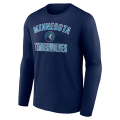 Minnesota Timberwolves Victory Arch Team Long Sleeve T-Shirt - Navy online