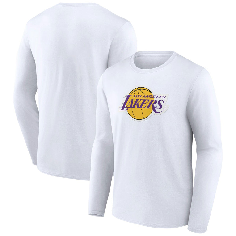 Los Angeles Lakers Alternate Logo Long Sleeve T-Shirt - White shop