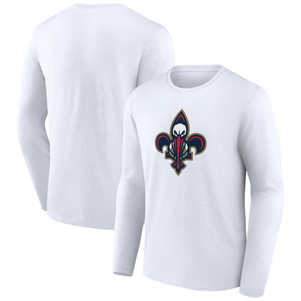 New Orleans Pelicans Alternate Logo Long Sleeve T-Shirt - White online