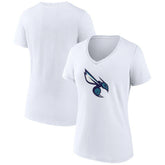 Charlotte Hornets Women's Alternate Logo V-Neck T-Shirt - White shop