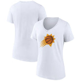 Phoenix Suns Women's Alternate Logo V-Neck T-Shirt - White cheap