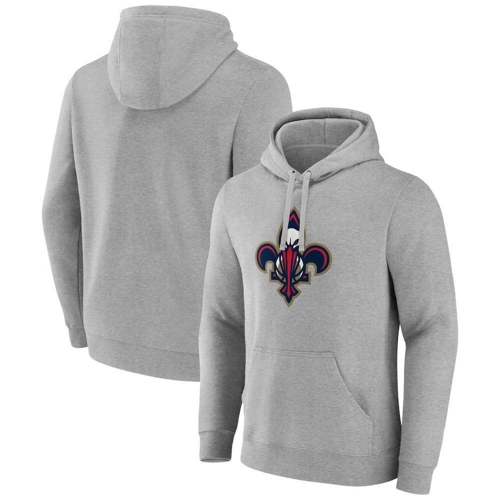 New Orleans Pelicans Alternate Logo Pullover Hoodie - Gray outlet