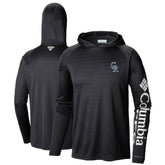 Colorado Rockies Terminal Tackle Long Sleeve Hoodie T-Shirt - Black | Columbia