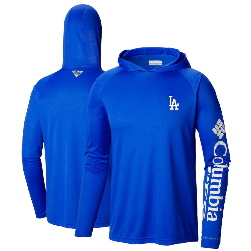 Los Angeles Dodgers Terminal Tackle Long Sleeve Hoodie T-Shirt - Royal | Columbia