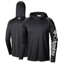 Miami Marlins Terminal Tackle Long Sleeve Hoodie T-Shirt - Black | Columbia