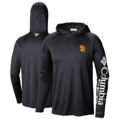 San Diego Padres Terminal Tackle Long Sleeve Hoodie T-Shirt - Black | Columbia